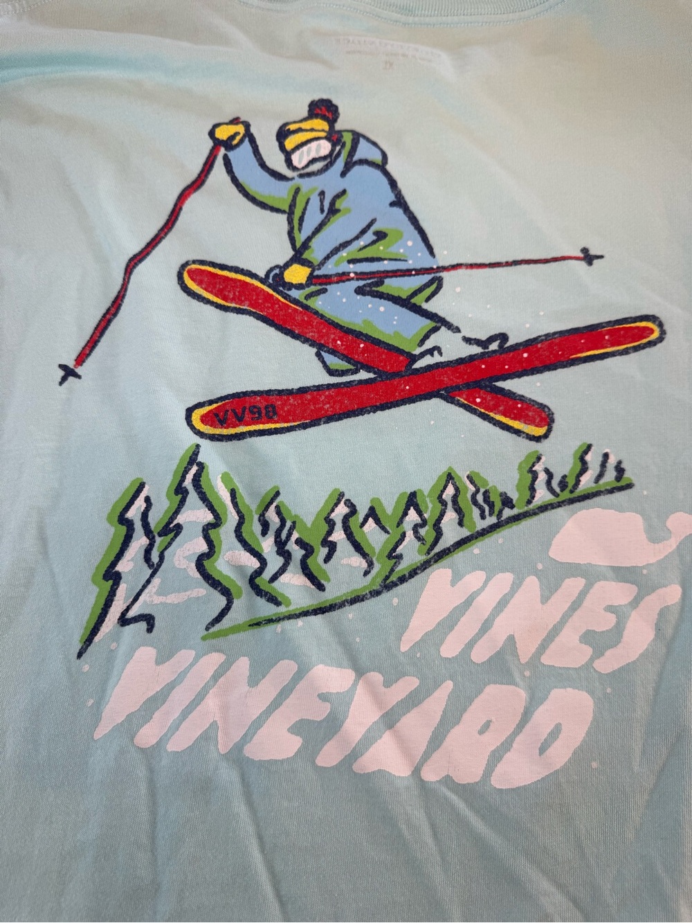 Vineyard Vines Men’s Long-Sleeve Pocket Tee - Aqua Blue - Picture 9 of 11